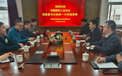中国钢铁工业协会党委副书记姜维一行莅临公司调研指导